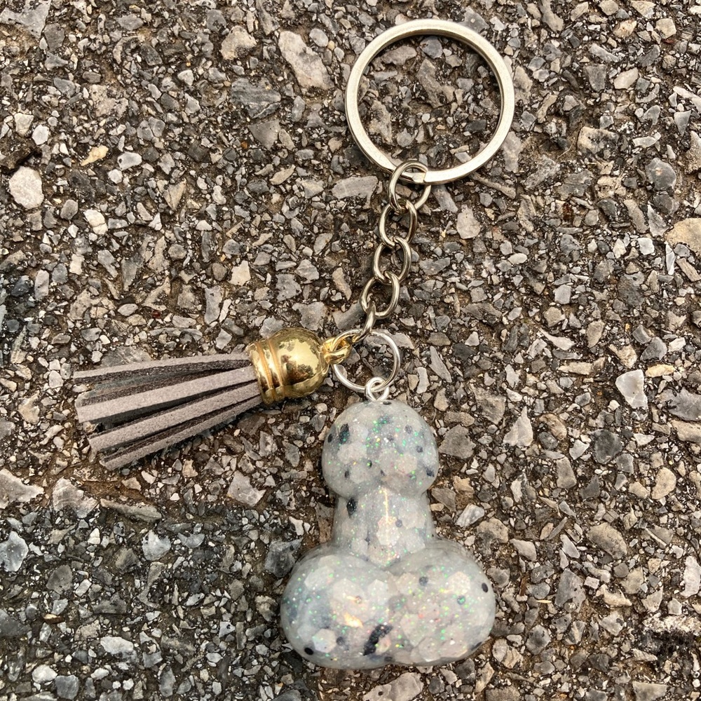 Epoxy Resin “Willy” Keychain